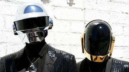 Thomas et Guy-Man de Daft Punk à L.A. en 2013.
 (Matt Sayles/AP/SIPA)