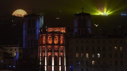 Fête des lumières 2016 à la Saint Jean-Baptist cathedrale et à Notre-Dame de Fourviere
 (JEAN-PHILIPPE KSIAZEK / AFP)