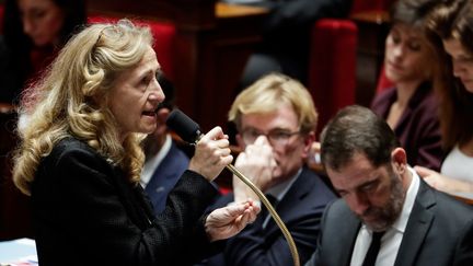 Nicole Belloubet&nbsp;à l'Assemblée nationale, le 13 novembre 2018, à Paris. (THOMAS SAMSON / AFP)