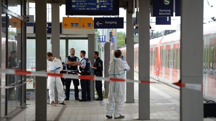 &nbsp; (Après l'attaque mortelle à la gare de Grafing, l'enquête et les constats © MaxPPP)