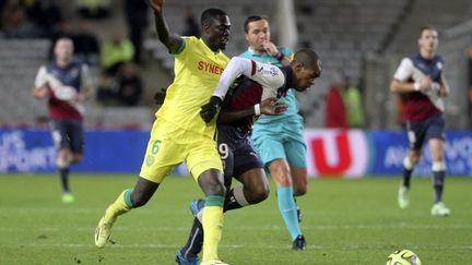 Diego Rolan (Girondins de Bordeaux) et Remi Gomis (FC Nantes) (EDDY LEMAISTRE / 2PIX-EL)