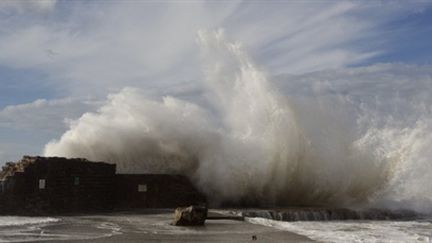 Le port israélien de Césarée, célèbre site de l'Antiquité. (AFP - Jack Guez)