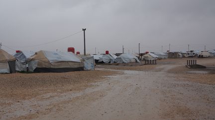 Un camp de prisonniers jihadistes à Roj, en Syrie.&nbsp; (ERIC AUDRA / DPA)