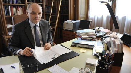 Didier Migaud, premier président de la Cour des Comptes, le 11 avril 2010. (AFP - Mehdi Fedouach EH)