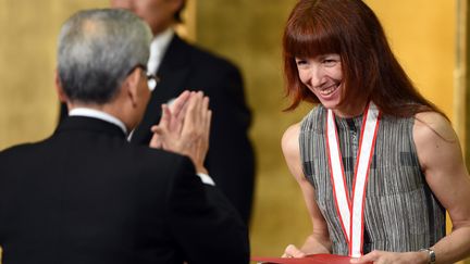 A Tokyo, Sylvie Guillem reçoit le Praemium Imperiale
 (Toshifumi Kitamura / AFP)