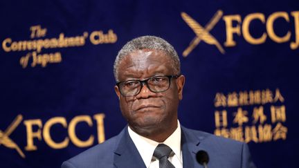 Denis Mukwege, le 3 octobre 2019 à Tokyo (Japon); (BEHROUZ MEHRI / AFP)