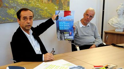 &nbsp; (Robert Ménard, maire de Béziers, et Dominique Garcia, son adjoint à la sécurité © Maxppp)