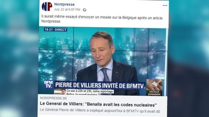 Capture d'écran du site satirique belge Nordpresse. (NORDPRESSE)