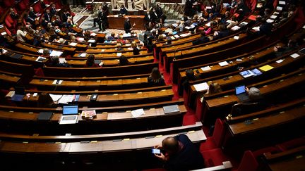 L'Assemblée nationale, le 4 janvier 2022. (CHRISTOPHE ARCHAMBAULT / AFP)