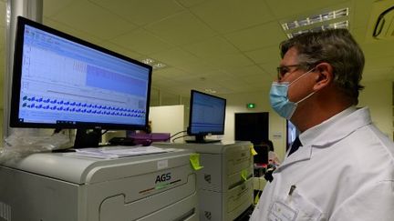 François Blanchecotte, le 30 octobre 2020, à Chambray-les-Tours. (JEAN-FRANCOIS MONIER / AFP)