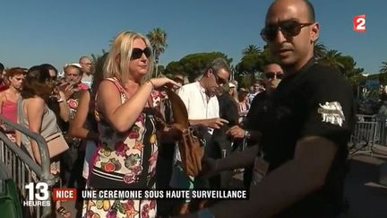 Nice : une cérémonie sous haute surveillance