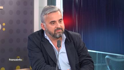 Alexis Corbière, député La France insoumise de la Seine-Saint-Denis, le 14 avril 2022 sur franceinfo. (FRANCEINFO / RADIO FRANCE)