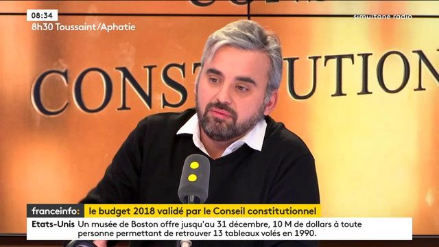 En validant l'essentiel du Budget 2018, le Conseil constitutionnel "manque un peu d'audace", dit Alexis Corbière (LFI), qui pointe un "budget injuste"