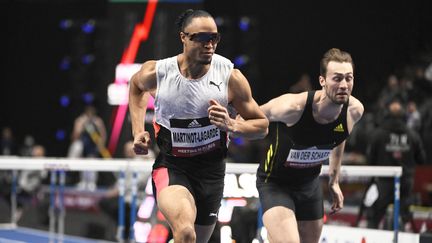 Pascal Martinot-Lagarde au Meeting de Paris, le 6 mars 2022. (HERVIO JEAN-MARIE / KMSP / AFP)