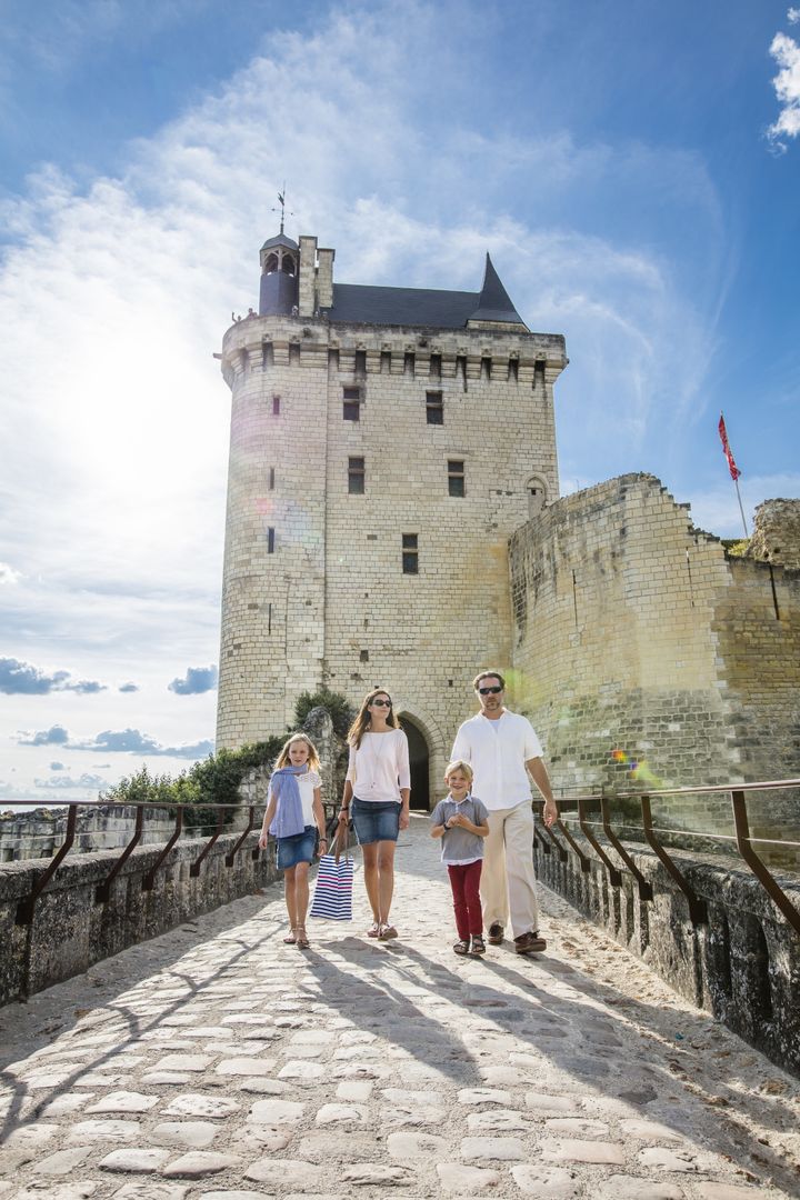 La Forteresse de Chinon à découvrir en famille. (Offiice de tourisme Loire Valley David Darrault)