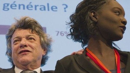 Jean-Louis Borloo et Rama Yade au congrès du Parti radical (Joel Saget / AFP)