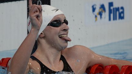 Katie Ledecky, facile sur 1500m (ALEXANDER NEMENOV / AFP)