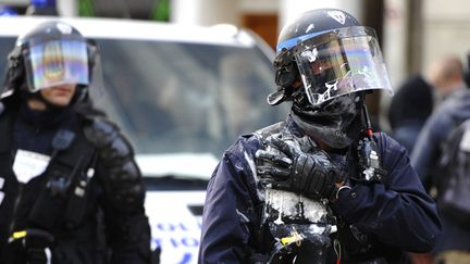 &nbsp; (Le 1 novembre, une manifestation "contre les violences policères" avait dégénéré à Nantes © Maxppp)