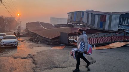 À l'entrée d'Antioche (Turquie), dévastée par le séisme du 6 février 2023. (Marie-Pierre Verot)