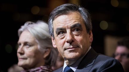 François Fillon a assuré, jeudi 26 janvier, qu'"il n'y pas le moindre doute" sur l'emploi "légal", "réel"&nbsp;de sa femme comme collaboratrice parlementaire. (MAXPPP)