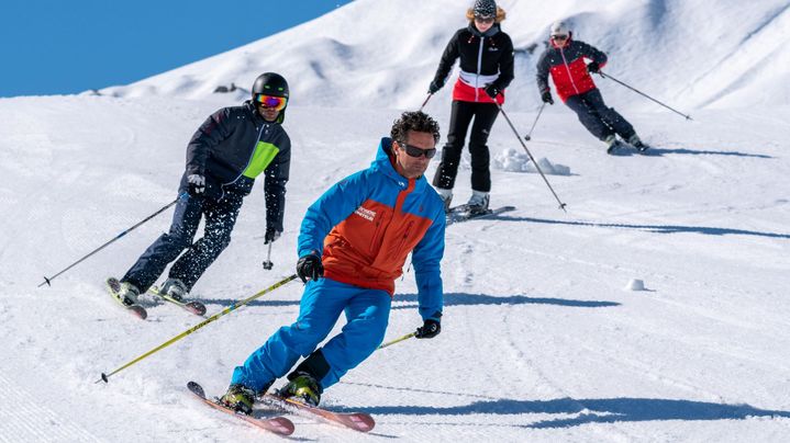 Si la pandémie a entraîné la diversification des activités à la montagne, l’appétence pour le ski reste très forte dans les stations de hautes altitudes comme La Plagne qui offrent un bel espace de glisse jusqu'à fin avril. (OXYGENE)