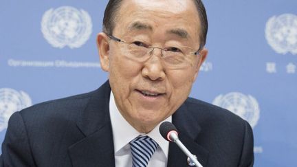 Les fonctions de Ban Ki-moon à la tête de l'ONU prennent fin le 31 décembre 2016. (Eskinder Debebe / UNITED NATIONS / AFP)