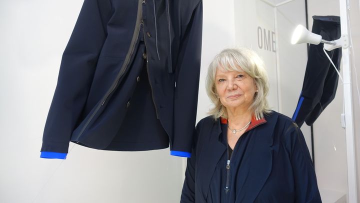 La créatrice Marithé Bachellerie en juin 2017, à Paris.
 (Corinne Jeammet)