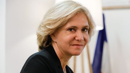 Valérie Pécresse, présidente (Libres ! ex-LR) du conseil régional d'Île-de-France, le 5 octobre 2021, à Paris. (GEOFFROY VAN DER HASSELT / AFP)