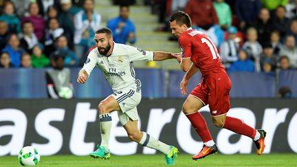 Daniel Carvajal, buteur décisif. (JONATHAN NACKSTRAND / AFP)