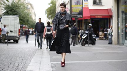 Christine Angot&nbsp;à Paris, en 2015. (MAXPPP)