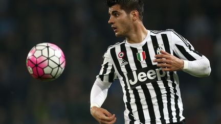 L'attaquant espagnol Alvaro Morata (MARCO BERTORELLO / AFP)