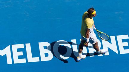 Le joueur espagnol Rafael Nadal sorti au premier tour de l'Open d'Australie 2016