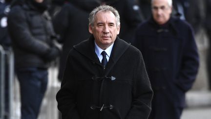 Le président du MoDem François Bayrou, à Paris, en janvier 2017 (MARTIN BUREAU / AFP)