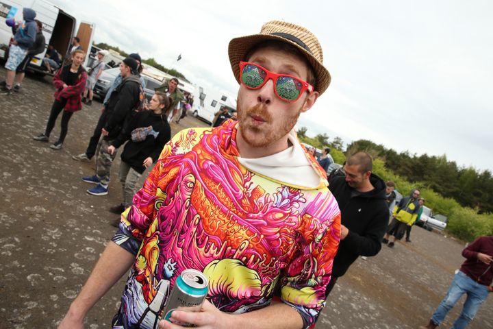 Ambiance au Teknival 2018
 (François NASCIMBENI / AFP)