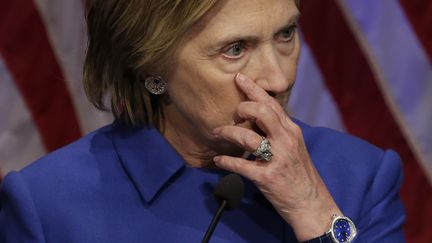 Hillary Clinton, le 16 novermbre 2016, à Washington.&nbsp; (YURI GRIPAS / AFP)