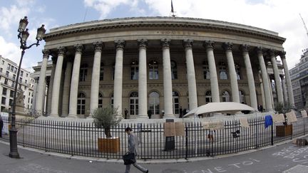 La Bourse de Paris, le 22 septembre 2011. (PATRICK KOVARIK / AFP)