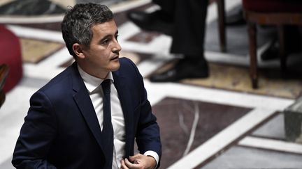 Le ministre de l'Intérieur Gérald Darmanin à l'Assemblée nationale, le 28 juillet 2020. (STEPHANE DE SAKUTIN / AFP)