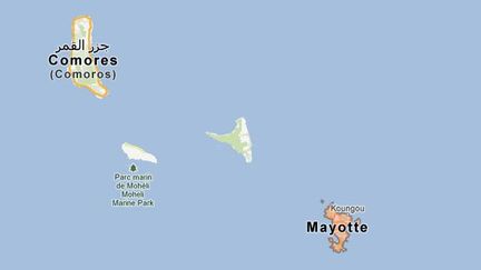 Mayotte est situ&eacute;e dans l'oc&eacute;an Indien, non loin des Comores. (FTVI)