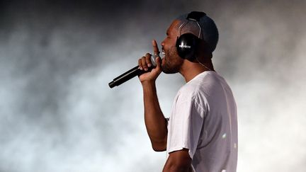 L'artiste Frank Ocean au Panorama Music Festival à New York, le 28 juillet 2017. (ANGELA WEISS / AFP)