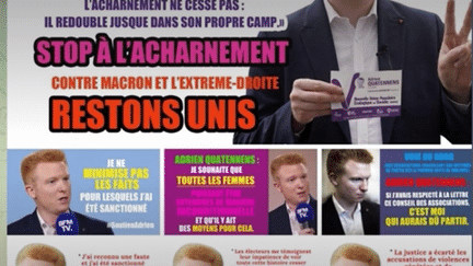 VRAI OU FAKE : La campagne pro Quatennens incite-t-elle au harcèlement ? (franceinfo)