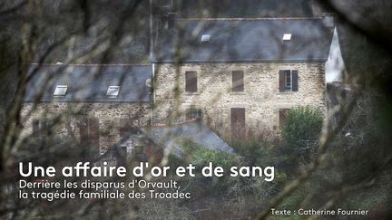 La ferme de Lydie Troadec et Hubert Caouissin, à Pont-de-Buis (Finistère).&nbsp; (FRED TANNEAU / AFP)