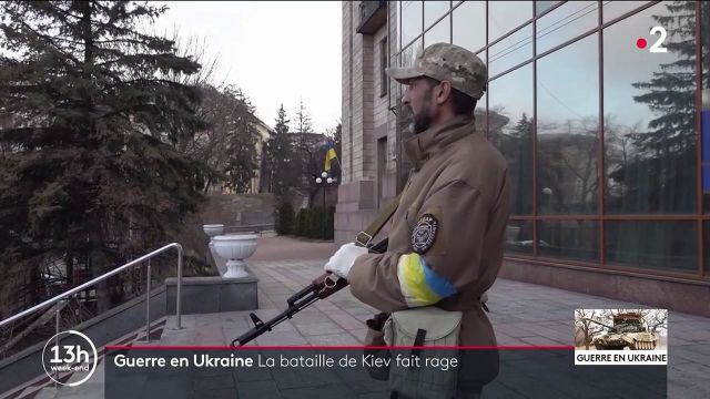 VIDEO. Guerre en Ukraine : "Les Russes n'ont pas réussi à prendre le pays en vingt-quatre heures", se félicite un réserviste à Kiev