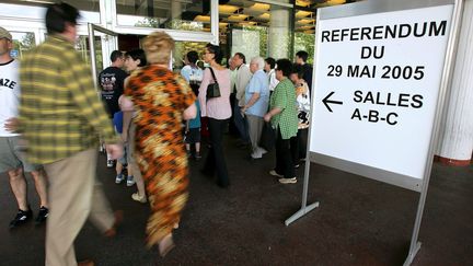 La dernière fois que les Français ont été appelés à voter lors d'un référendum, c'était le 29 mai 2005. (MARTIAL TREZZINI / KEYSTONE)