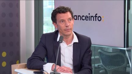 Franck Gervais, directeur général de pierre&nbsp;&amp;&nbsp;Vacances - Center Parcs, le 31 mars 2022. (FRANCE INFO / RADIO FRANCE)