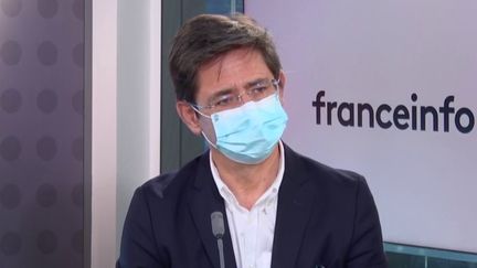 Nicolas Dufourcq,&nbsp;directeur général de Bpifrance, était l'invité&nbsp;éco de franceinfo le mardi 30 mars 2021. (FRANCEINFO / RADIOFRANCE)