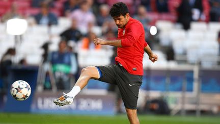 Diego Costa à l'entraînement, vendredi (MANUEL BLONDEAU / AOP PRESS)