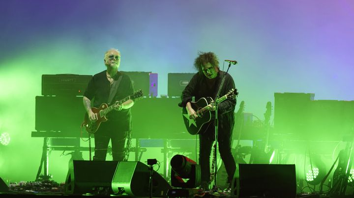 Le groupe de rock The Cure, mené par Robert Smith, a donné un concert inoubliable au festival Rock en Seine, à Saint-Cloud en 2019. (SADAKA EDMOND/SIPA / SIPA)