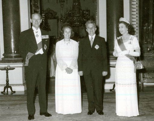 Voyage de Nicolae Ceaucescu à Londres le 13 juin 1978. (DR)