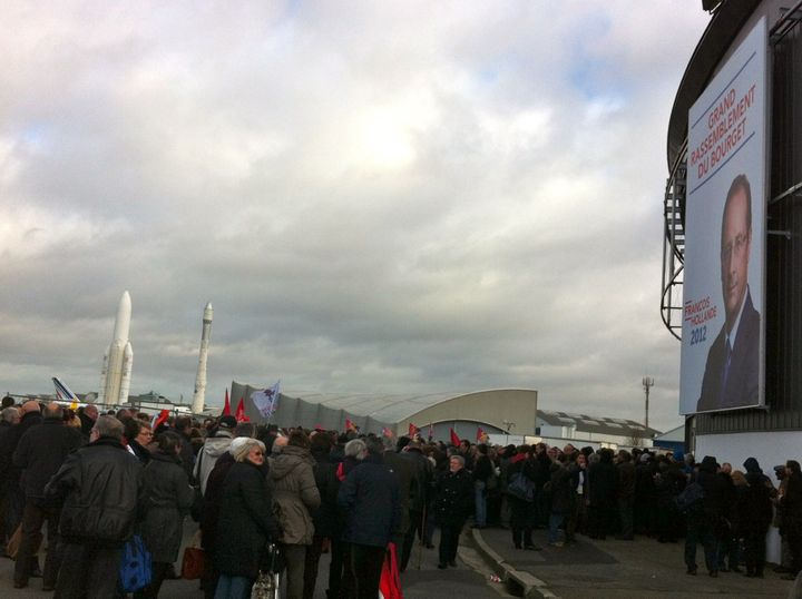 François Hollande décolle au Bourget. (PM)