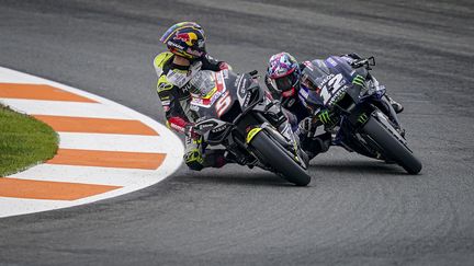 Johan Zarco (Ducati) à l'aise sur la piste de Valence (GIGI SOLDANO / DPPI MEDIA)